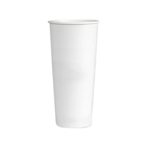 20oz White Single Wall Paper Cups