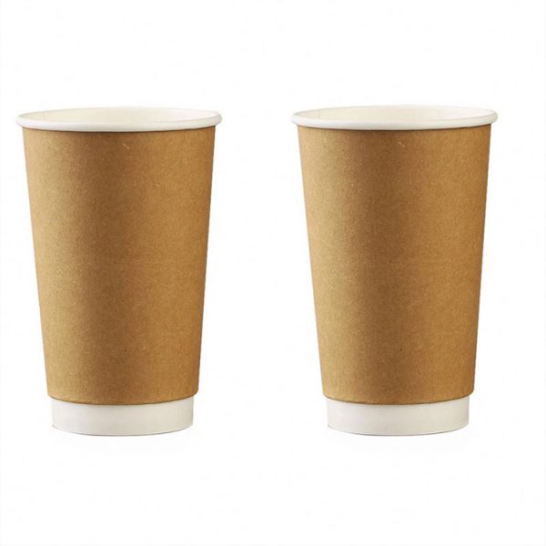 12oz Kraft Double Wall Paper Cup