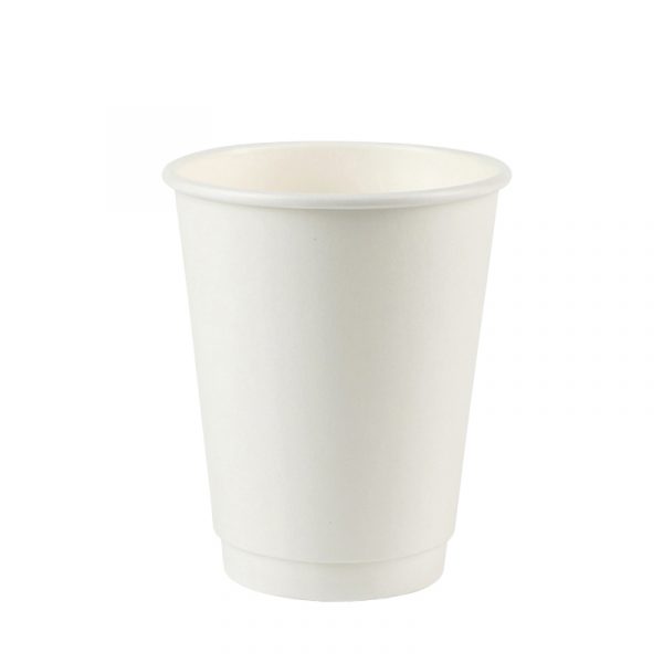 12oz White Double Wall Paper Cups