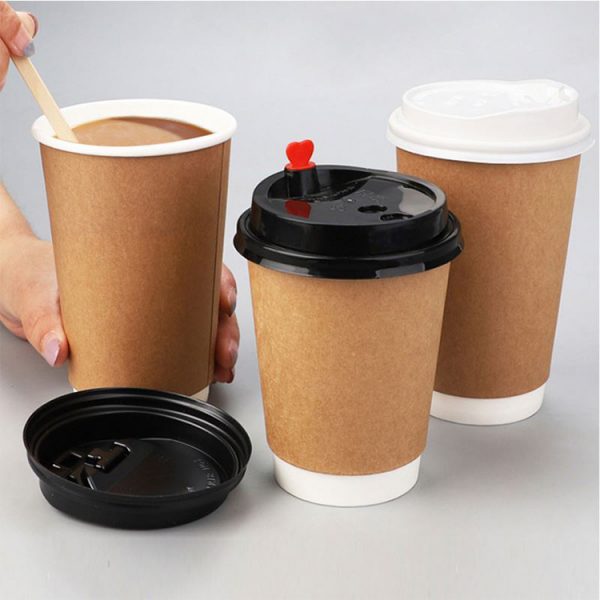 20oz Kraft Double Wall Paper Cup
