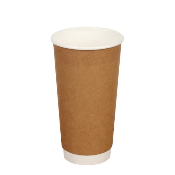 20oz Double Wall Kraft Paper Cup-TopCup Factory