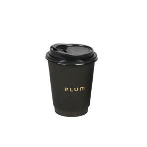 10oz Black Double Wall Paper Cup