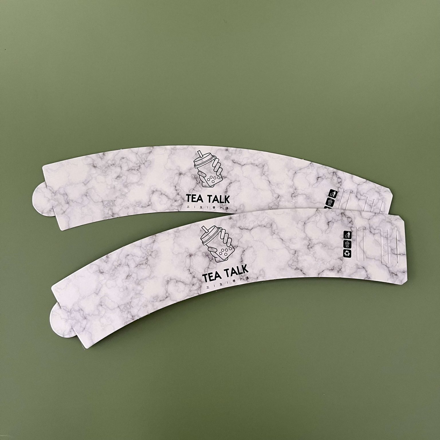 Custom Printed Paper Coffee Sleeves TopCup Factory