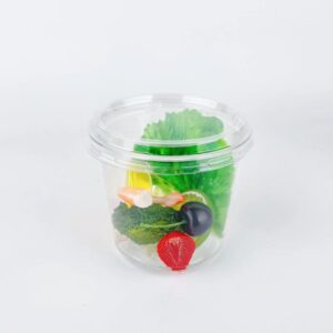 Good Price Round Plastic Food Containers with Lids