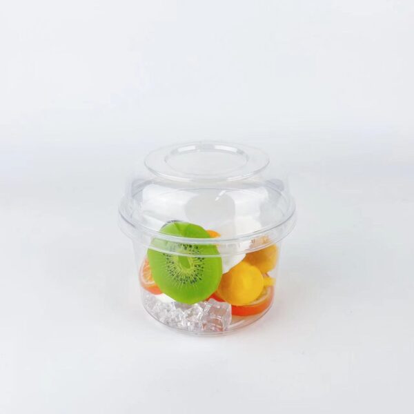 Round Plastic Food Containers with Lids
