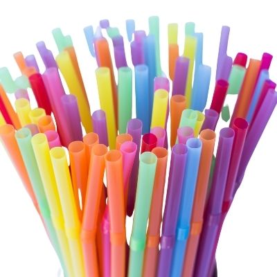 Disposable Colored Straws